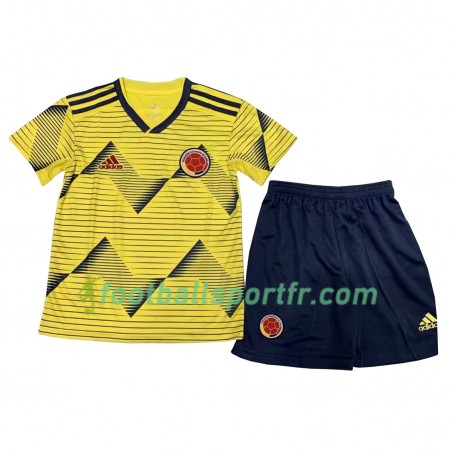 Tenue Colombie Enfant Domicile Copa América 2019 Maillot de Foot